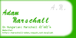 adam marschall business card